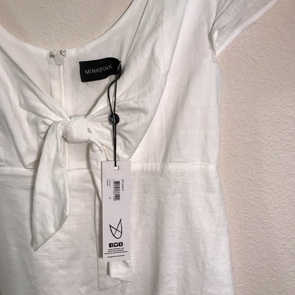 MinkPink | NWT white sundress size medium - Picture 4 of 7